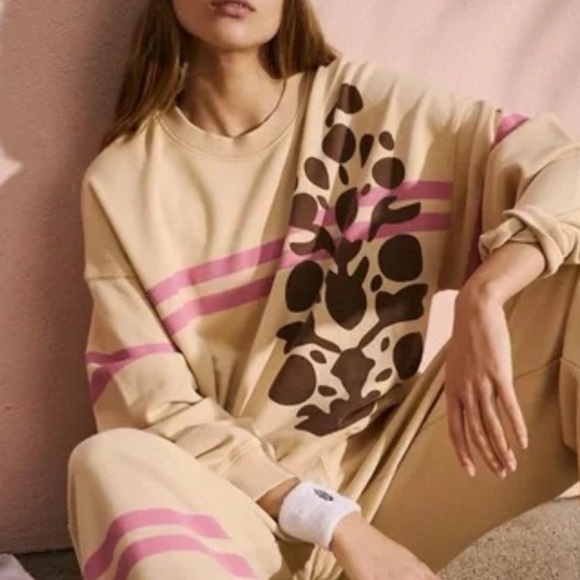 FP Movement by Free People Tops - Free People FP Movement All Star Buti Logo Pullover sweatshirt in the Pink Sand